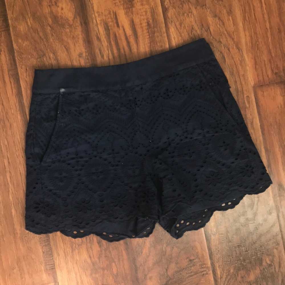 Navy blue LOFT shorts